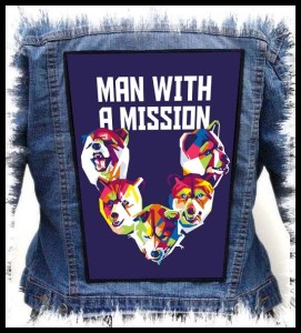 MAN WITH A MISSION - Dogs -- Backpatch