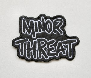 MINOR THREAT - Logo -- Embroidered Patch