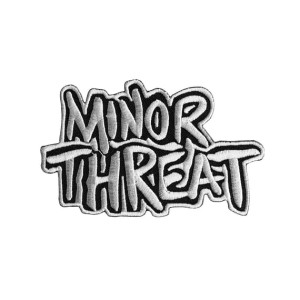 MINOR THREAT - Logo [iron on] -- Embroidered Patch