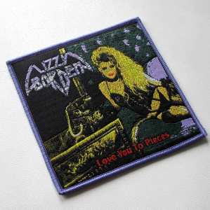 LIZZY BORDEN - Love You To Pieces [purple] -- Woven Patch