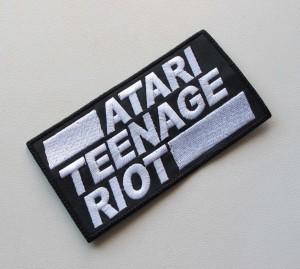 ATARI TEENAGE RIOT - Logo -- Embroidered Patch