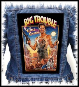 BIG TROUBLE IN LITTLE CHINA TOWN - Movie Poster -- Backpatch