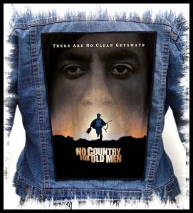NO COUNTRY FOR OLD MEN - Movie Poster -- Backpatch