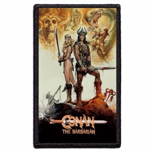 CONAN THE BARBARIAN - Movie Poster -- Patch