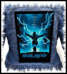 HIGHLANDER - Movie Poster -- Backpatch