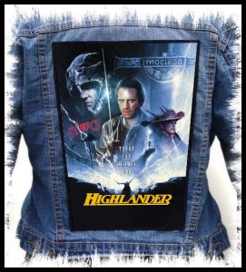 HIGHLANDER - Movie Poster #3 -- Backpatch