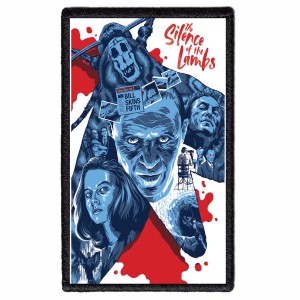 SILENCE OF THE LAMBS - Movie Poster #2 -- Patch