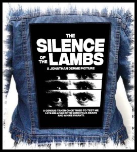 SILENCE OF THE LAMBS - Movie Poster #2 -- Backpatch