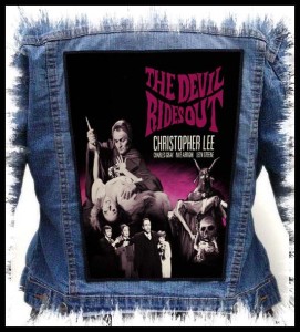 THE DEVIL RIDES OUT - Movie Poster -- Backpatch