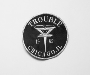 Naszywka TROUBLE - 1985 Chicago