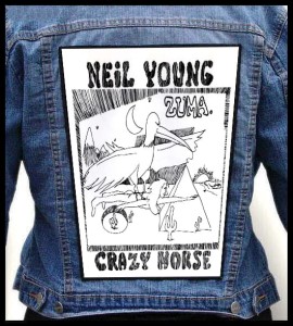 Ekran NEIL YOUNG - Crazy Horse [white]