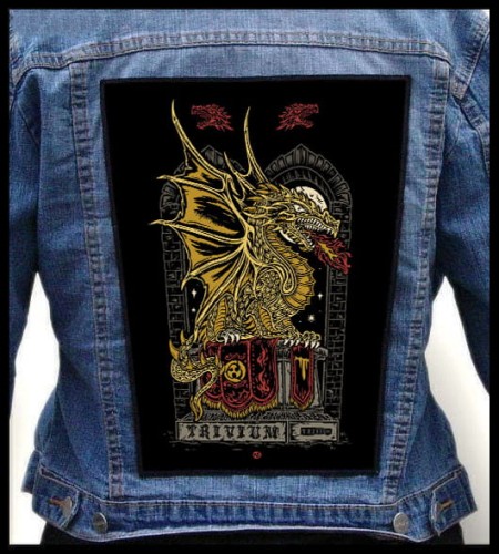 TRIVIUM - Dragon -- backpatch back patch.jpg