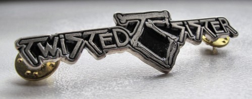 TWISTED SISTER - Logo -- metal pin.JPG