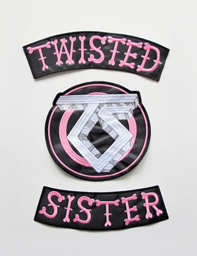 TWISTED SISTER [three parts set]  -- Embroidered Backpatch.JPG