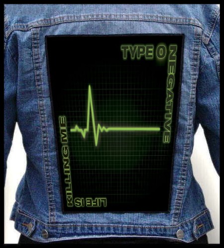 TYPE O NEGATIVE - Life Is Killing Me -- backpatch back patch.jpg