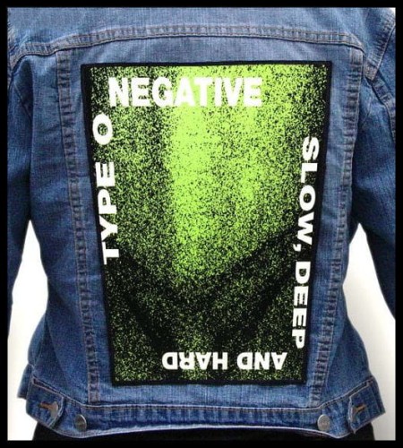 TYPE O NEGATIVE - Slow, Deep and Hard -- backpatch back patch.jpg
