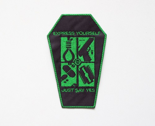 TYPE O NEGATIVE - Express Yourself [just say yes] --- Embroidered Patch.JPG
