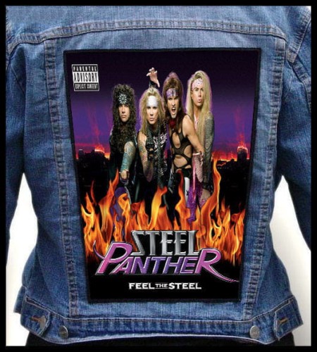 STEEL PANTHER - Feel The Steel -- backpatch back patch.jpg