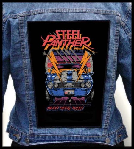 STEEL PANTHER - Heavy Metal Rules -- backpatch back patch.jpg
