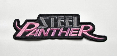 STEEL PANTHER - Logo -- Embroidered Backpatch.JPG
