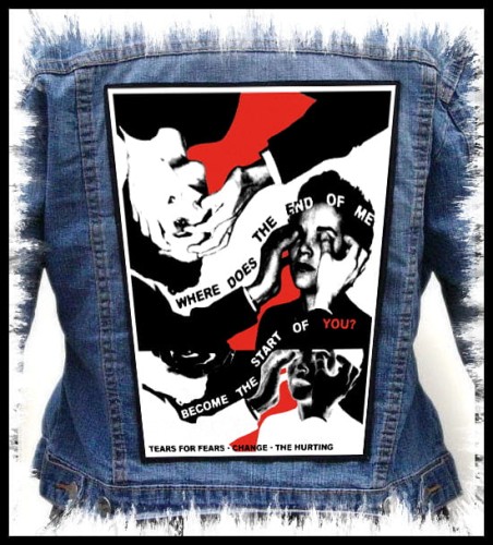 TEARS FOR FEARS - Change - The Hurting --- backpatch back patch.jpg