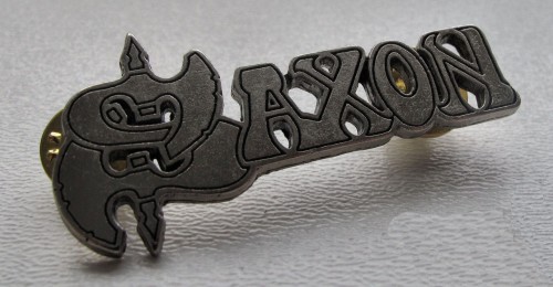 SAXON -- Metal Pin.JPG