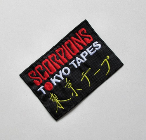 SCORPIONS - Tokyo Tapes --- Embroidered Patch.JPG