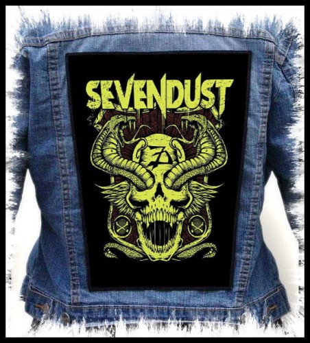 SEVENDUST - Skull -- backpatch back patch.jpg
