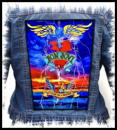 BON JOVI - Livin’ on a Prayer -- backpatch back patch.jpg