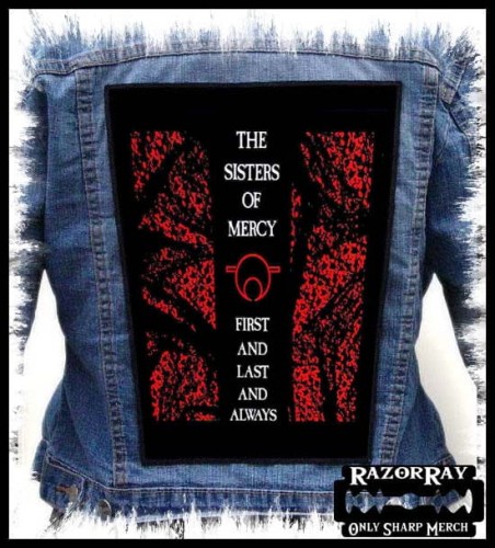 THE SISTERS OF MERCY - First And Last And Always -- backpatch back patch.jpg