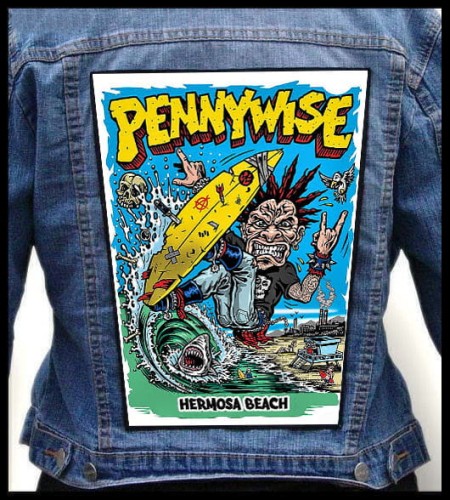 PENNYWISE - Hermosa Beach -- backpatch back patch.jpg