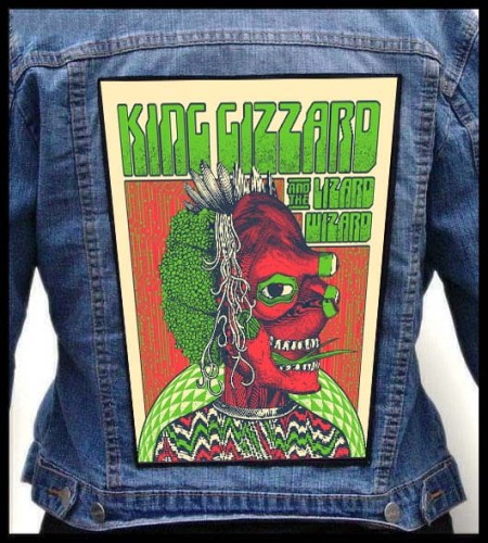 KING GIZZARD AND THE LIZARD WIZARD - Shaman -- backpatch back patch.jpg