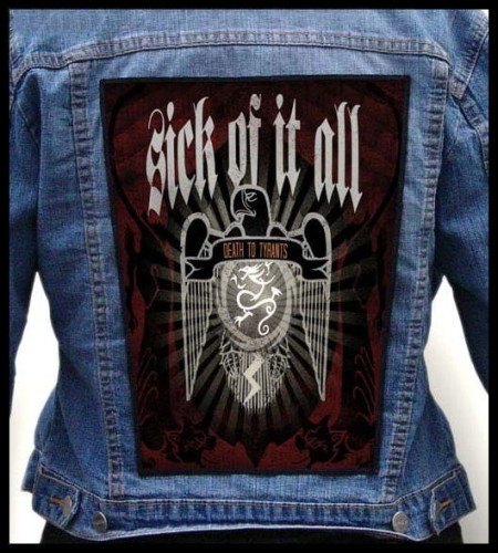 SICK OF IT ALL - Death to Tyrants -- backpatch back patch.jpg