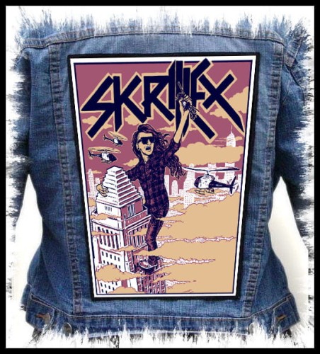 SKRILLEX - Downtown -- backpatch back patch.jpg