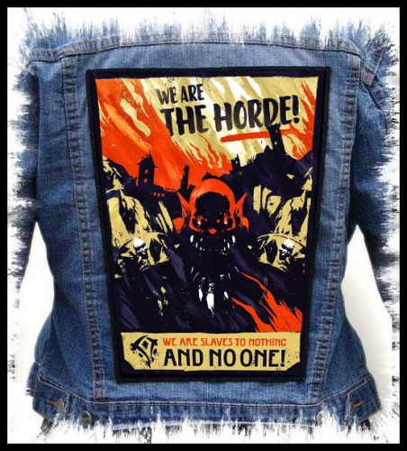 WARCRAFT - We Are The Horde -- Backpatch Back Patch.jpg