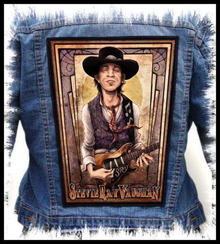 STEVIE RAY VAUGHN - Texas Flood  -- backpatch back patch.jpg