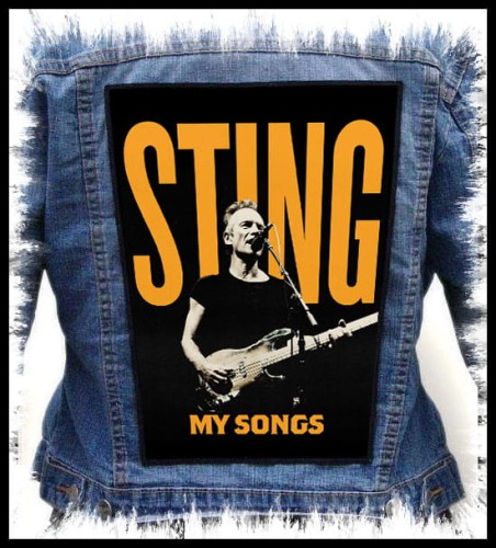 STING - My Songs -- backpatch back patch.jpg