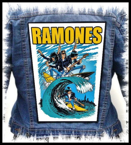 RAMONES - Surfing -- backpatch back patch.jpg
