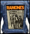 RAMONES - Gabba Gabba Hey -- backpatch b ack patch.jpg