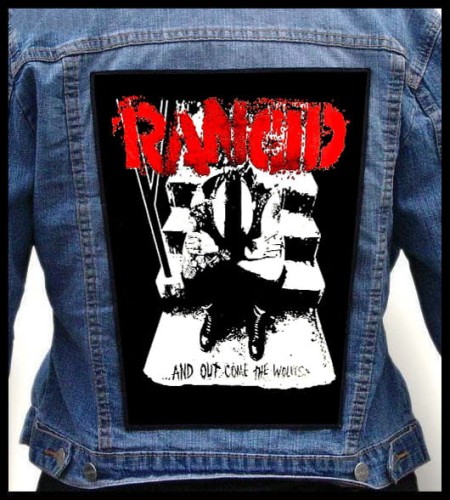 RANCID - ...And Out Come the Wolves (black) -- backpatch back patch.jpg