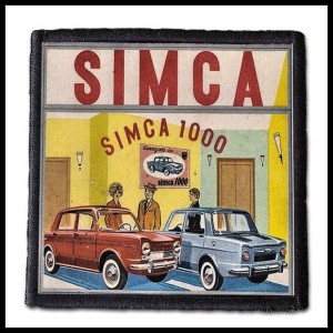 Naszywka SIMCA - Simca 1000 