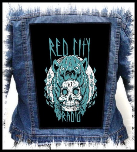 RED CITY RADIO - Bear -- backpatch back patch.jpg