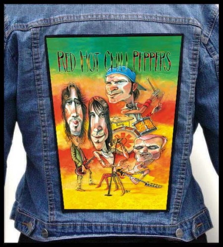 RED HOT CHILI PEPPERS - Band -- backpatch back patch.jpg