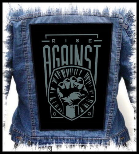 RISE AGAINST - Fist -- backpatch back patch.jpg