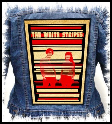 THE WHITE STRIPES - Stripes -- backpatch back patch.jpg