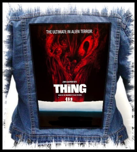 THE THING - The ULTIMATE In Alien Terror -- backpatch back patch.jpg