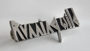 RUNNING WILD - Logo --- Metal Pin 