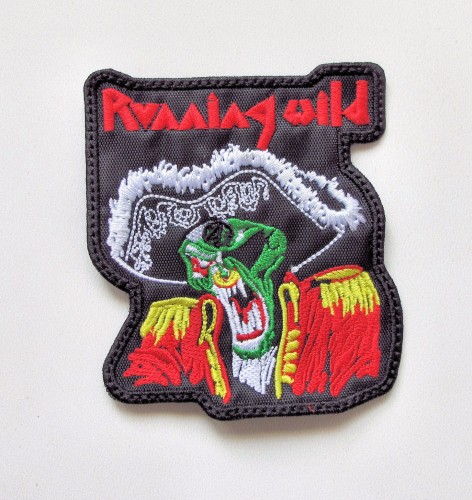RUNNING WILD - Pirate  --- Embroidered Patch.JPG
