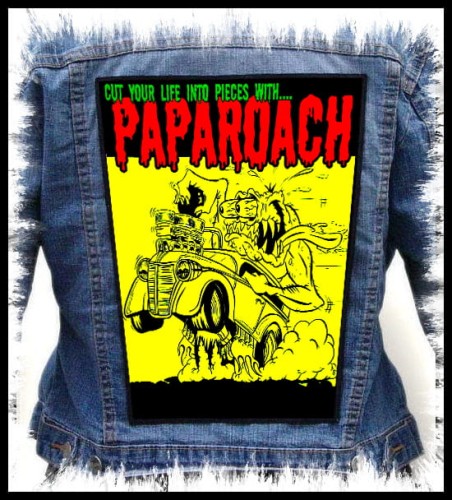 PAPA ROACH - Cut Your Life Into Pieces -- backpatch back patch.jpg
