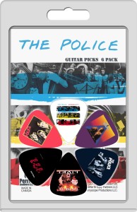 THE POLICE -- guitar picks [6 pack] 
